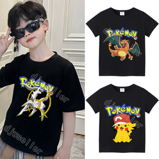 3D Printed Pokemon Series T shirt Children's Clothes Wild Face Casual  Summer Short Sleeve Cosplay Kawaii Baby Tshirt Pokemon - AliExpress