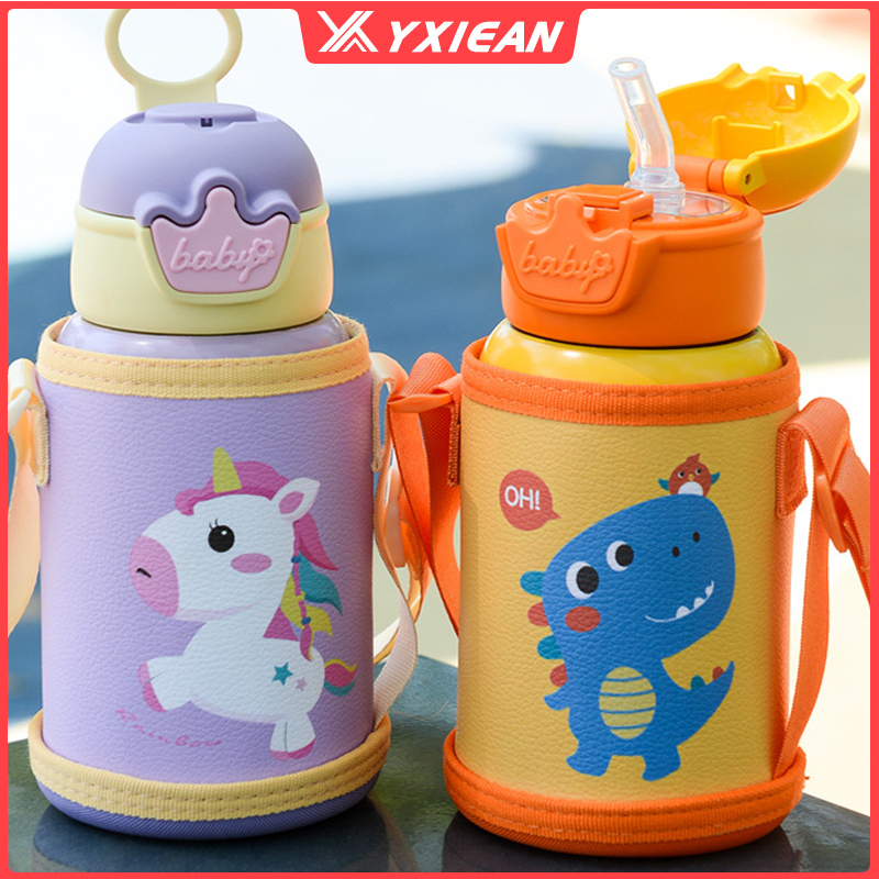 500ml Thermos Cup 304 Stainless Steel Insulated Cup Portable Kids Water