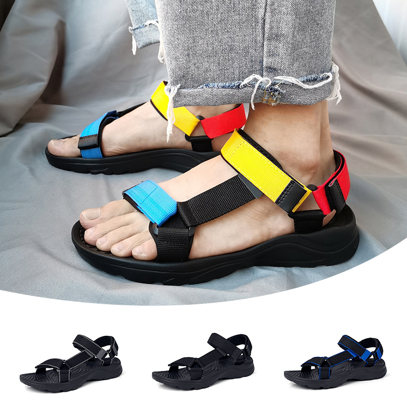 Women Men Outdoor Sports Sandals Size 36-46 Lightweight Soft Comfortable  Anti Slip Beach Shoes 6902 | Shopee Singapore