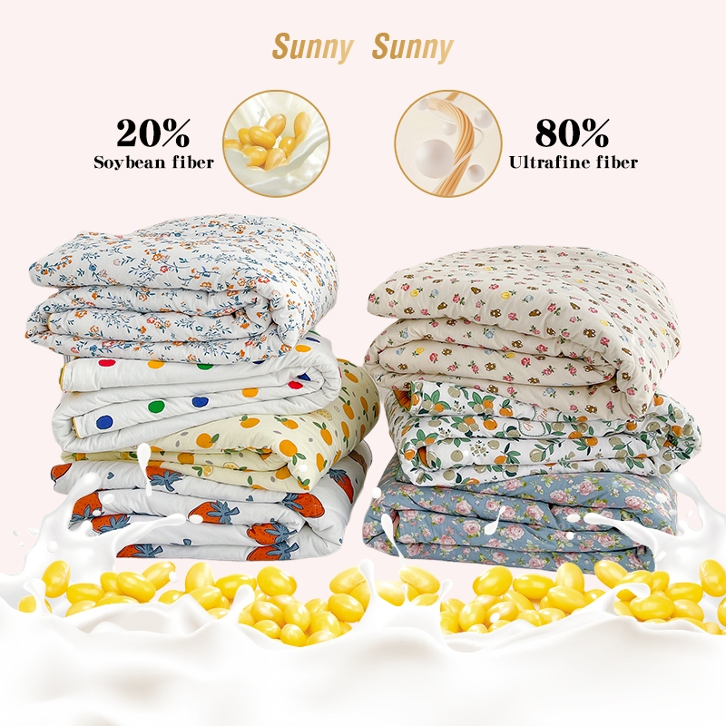 SunnySunny Thin Summer Blanket Soft Comforter Premium Cotton Summer