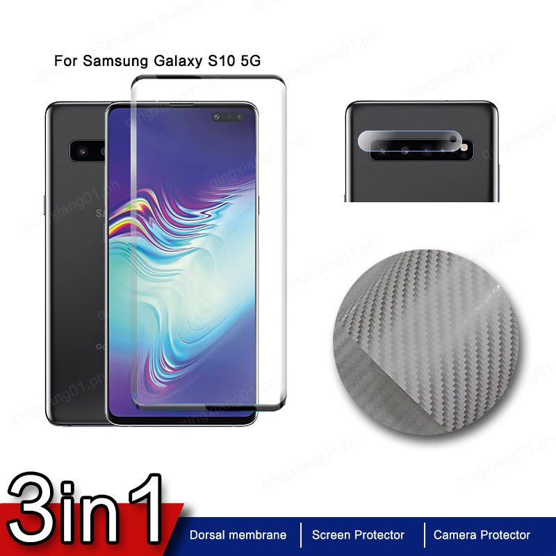 Glass Protector Samsung Galaxy S10 Plus 5g Case 3in1 Samsung