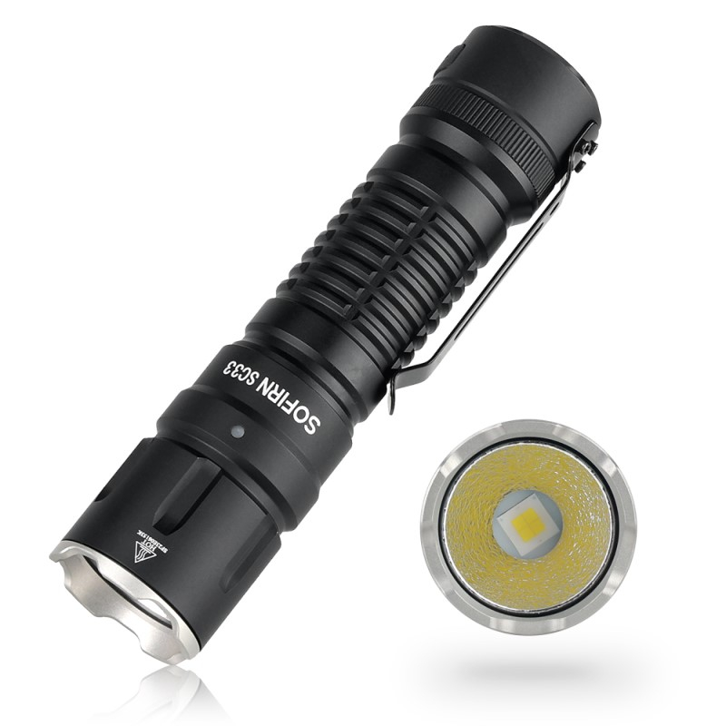 Sofirn SC33 Cree XHP70.3 HI LED Flashlight 5200lm Powerful 21700 USB C