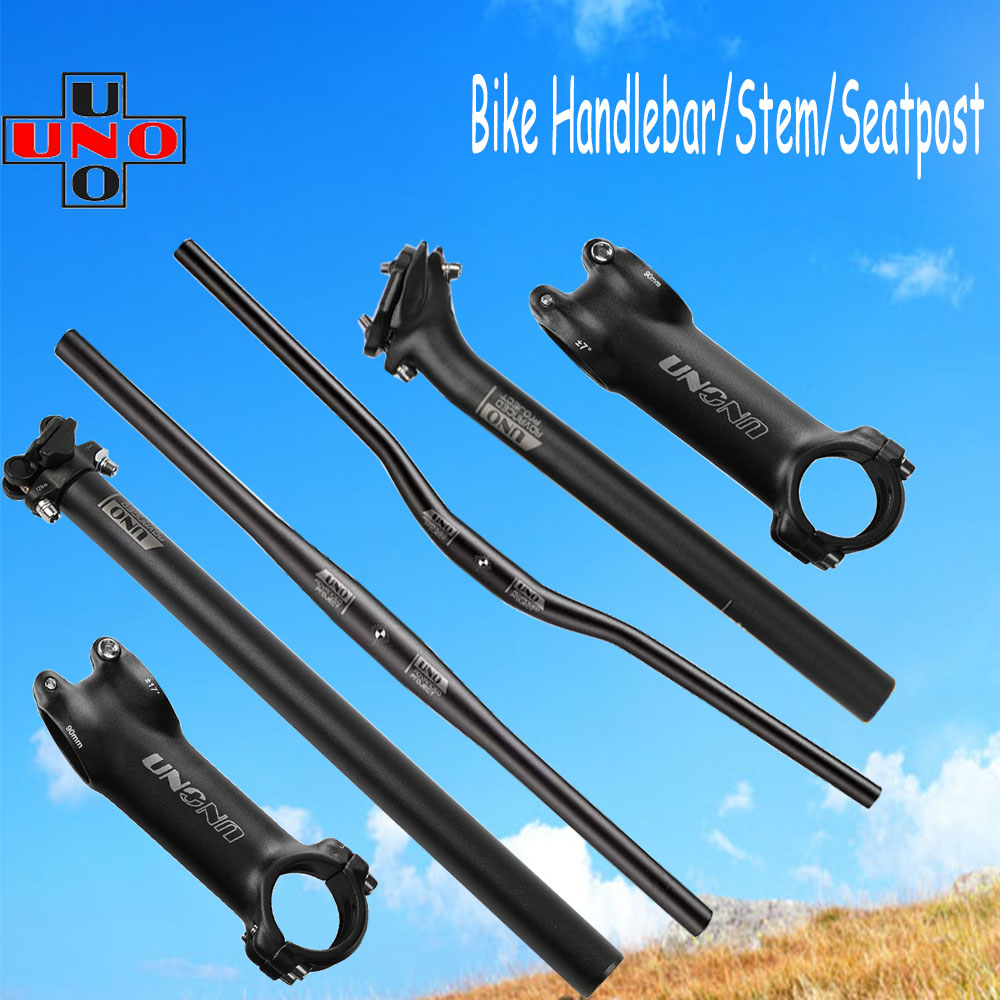 UNO Bike Handlebar Stem Bike Seatpost Bike Handlebar Set Three-Piece ...