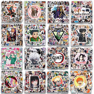 200Pcs Anime Mixed Stickers, Manga Black White Stickers, Vinyl Waterproof  Stickers Pack, Classic Anime Stickers for Laptop Water Bottle Phone Case