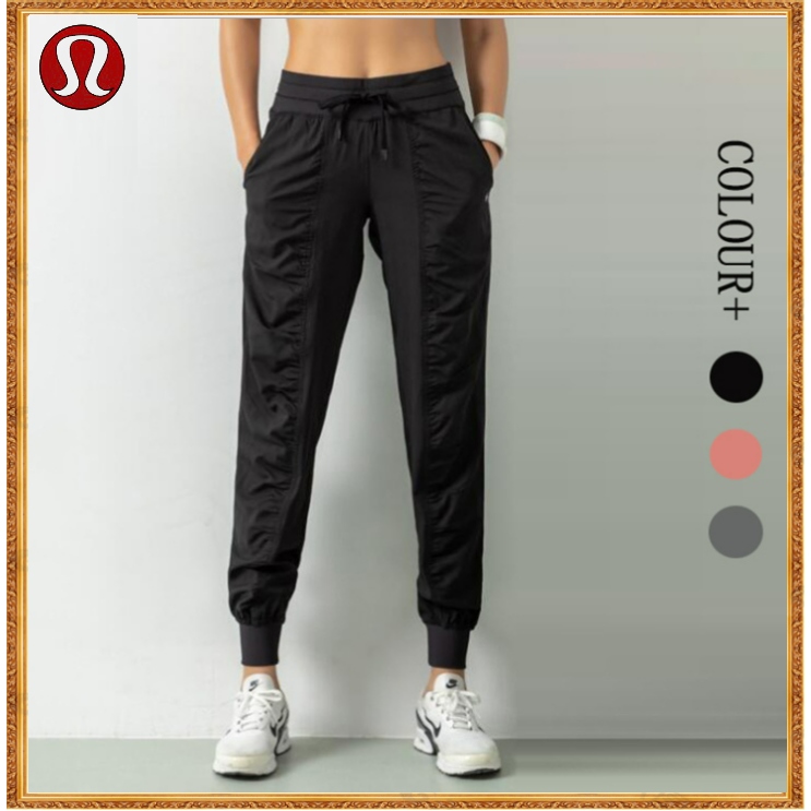 9 Color Lululemon  Yoga Seamless Jogger Gym Fitness Sport Yoga Loose Casual Pants YDK07