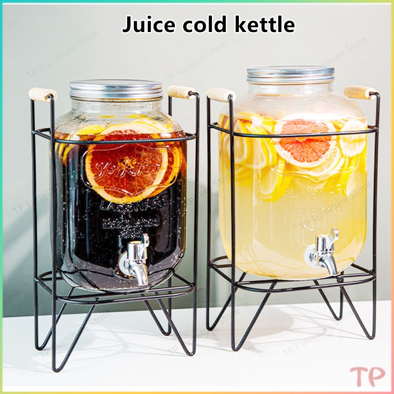 【In stock】Kettle, water dispenser, juice dispenser, party picnic, glass