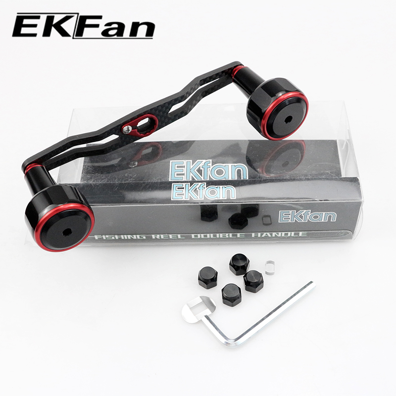 EKFan Fishing Reel Carbon Fiber Double Handles With Aluminum Alloy