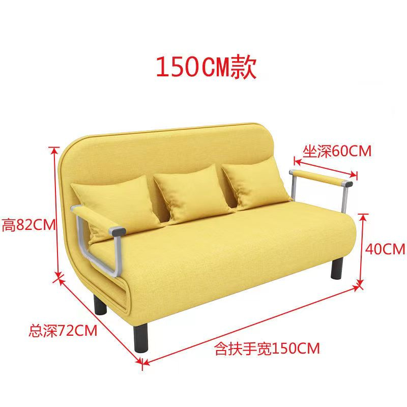 Folding Sofa Bed Dual-use Living Room Multi-function Lunch Break Couch ...