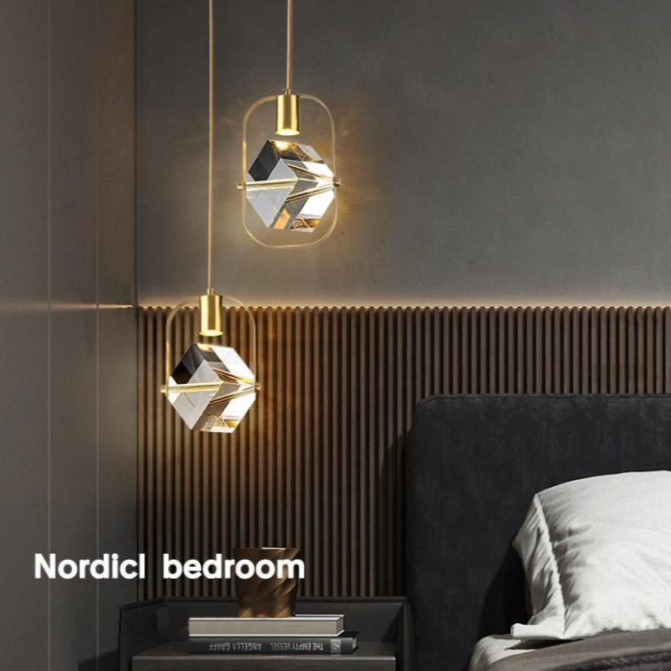 Modern Luxury Crystal Pendant Light Led Living Room Dining Room Kitchen
