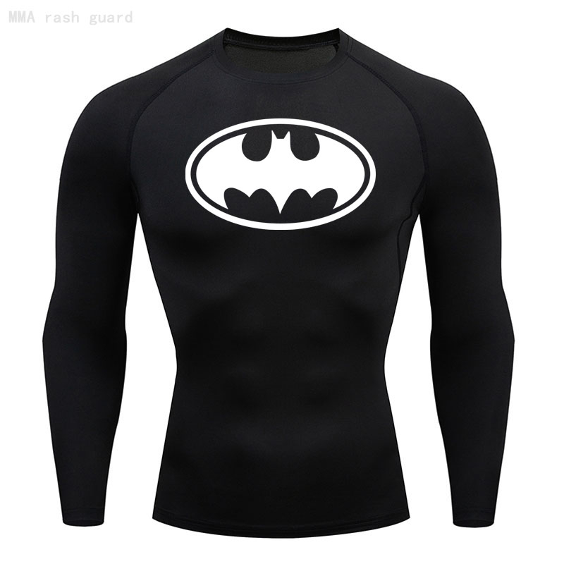 Batman long best sale sleeve compression shirt