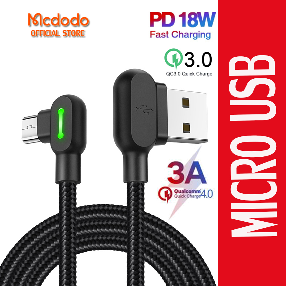 Mcdodo 3A Charging Cable USB to Micro usb Fast Charger For