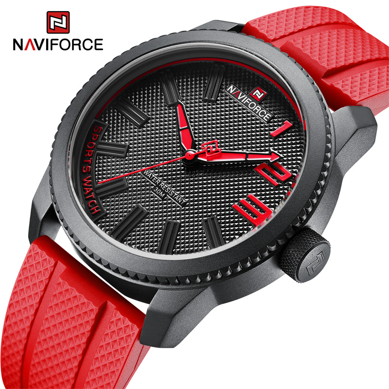 Red on sale watch mens