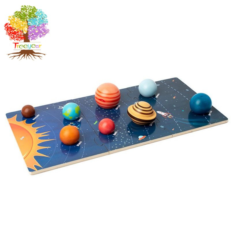 3 in 1 Model Of The Planets Of The Solar System Eight Planets DIY Assembled  Toy Painting Set Parent-Child Interaction Kid Gift