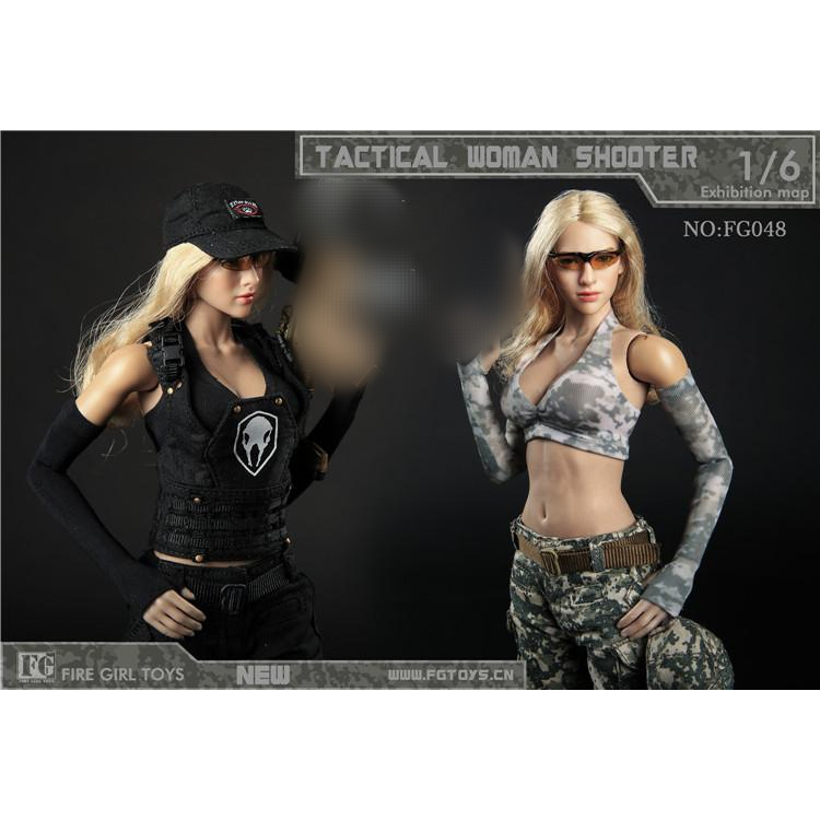 Fire Girl Toys FG048 1/6 Tactical Female Shooter Suit Fit For 12 ...