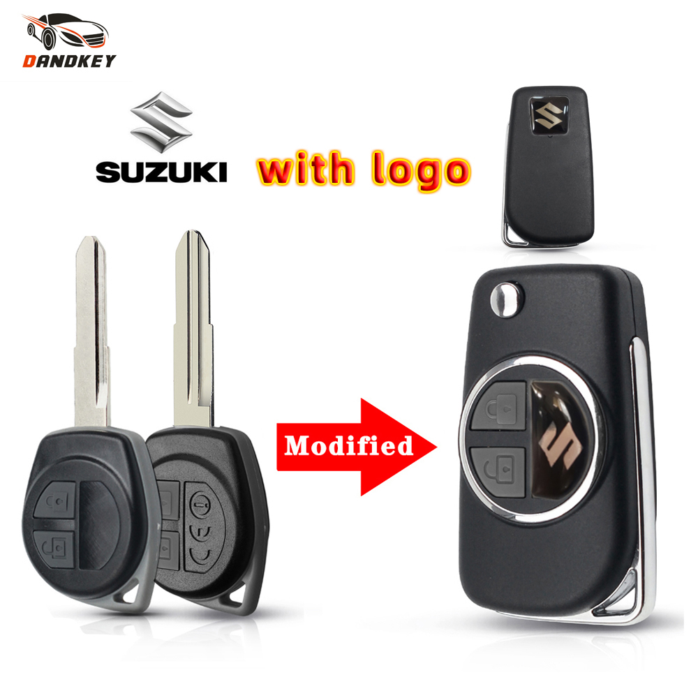 KEYYOU Modified Flip Folding Car Remote Key Case Shell For SUZUKI SWIFT ...