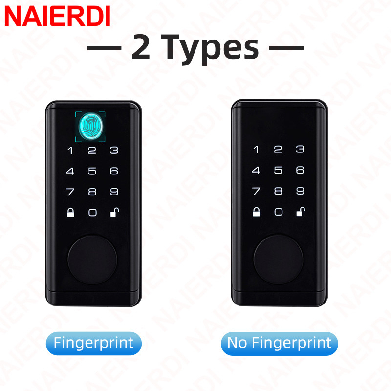 NAIERDI Tuya Fingerprint Door Lock Smart Biometric Deadbolt Locks ...
