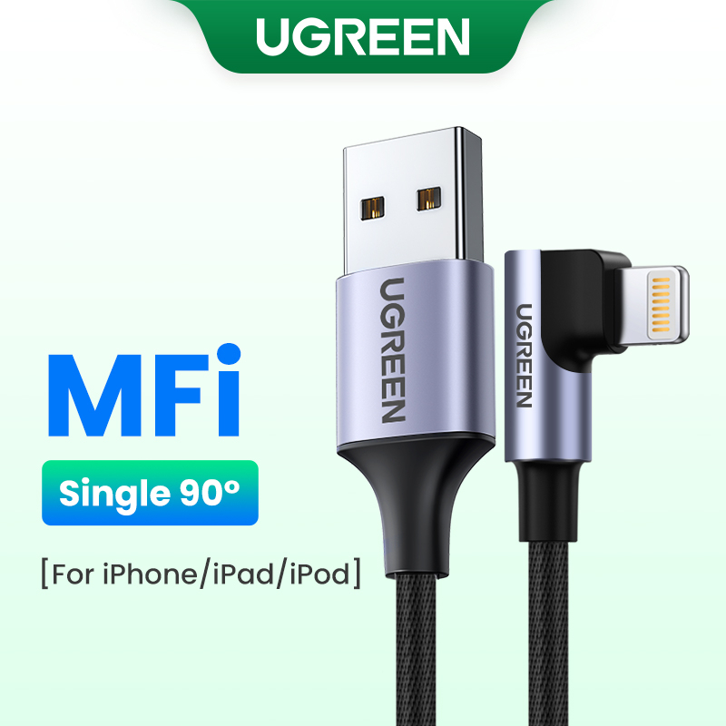 UGREEN USB A to Lightning Cable Max 2.4A Fast Charging Compatible for