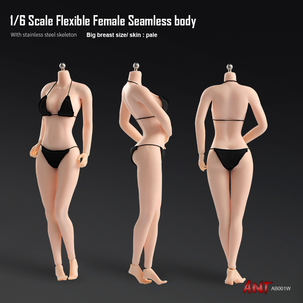 HEAD SWAP: TB League 1/12 Scale Super Flexible Female Seamless Body (Pale)  Action Figure 
