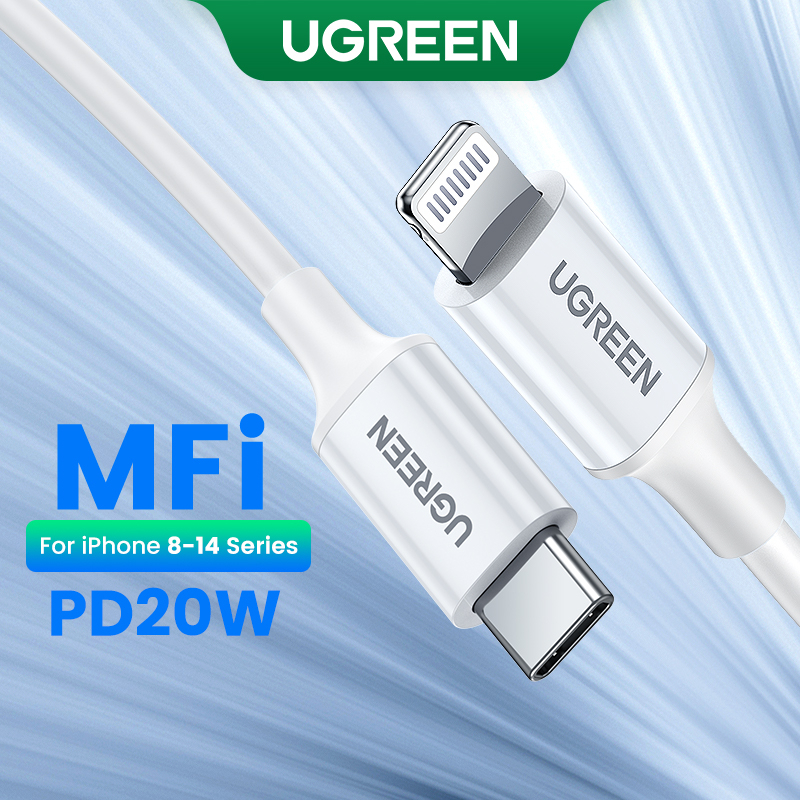 MFI Certificate】UGREEN USB C to L Cable compatible with