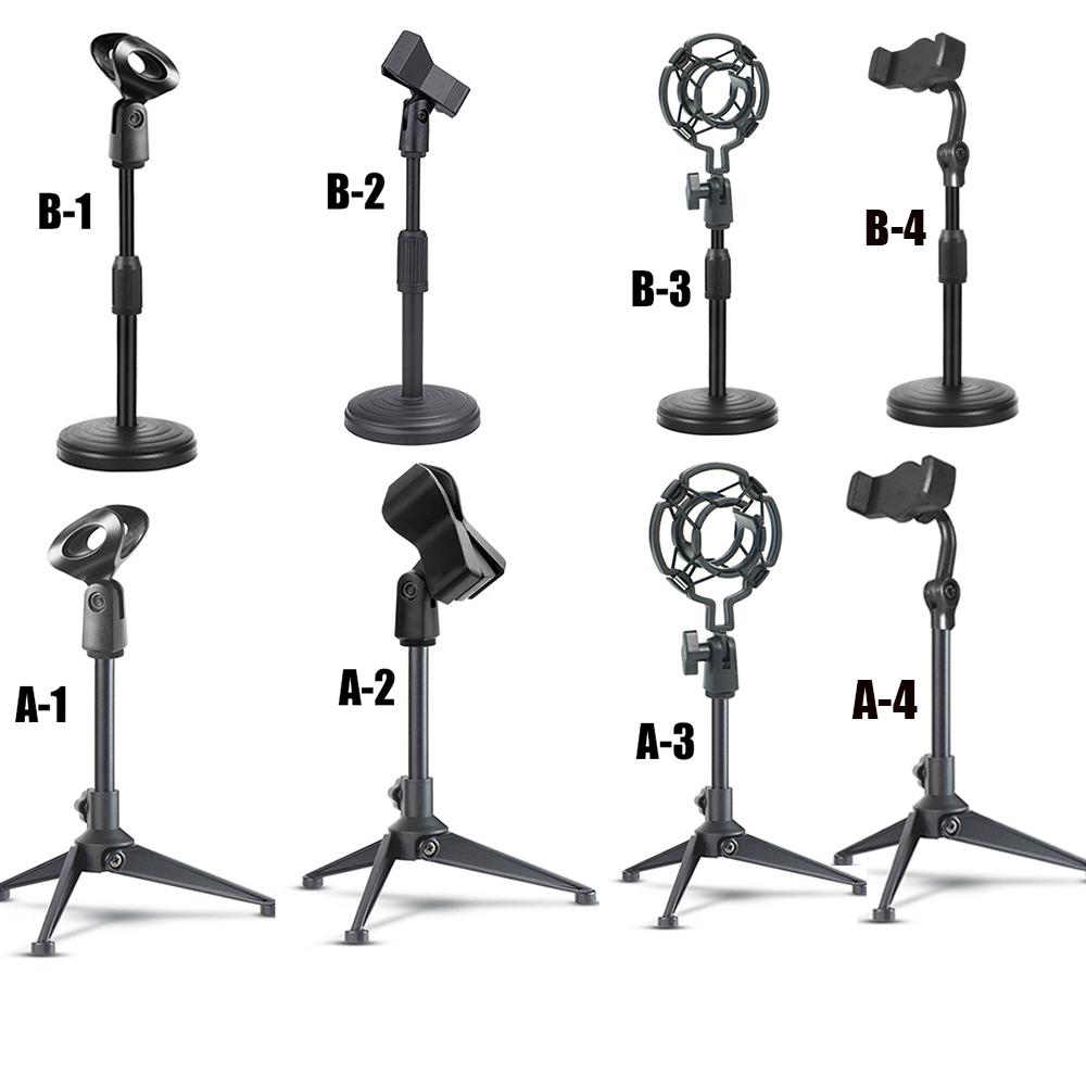 Professional desktop microphone stand disc microphone stand lift ...