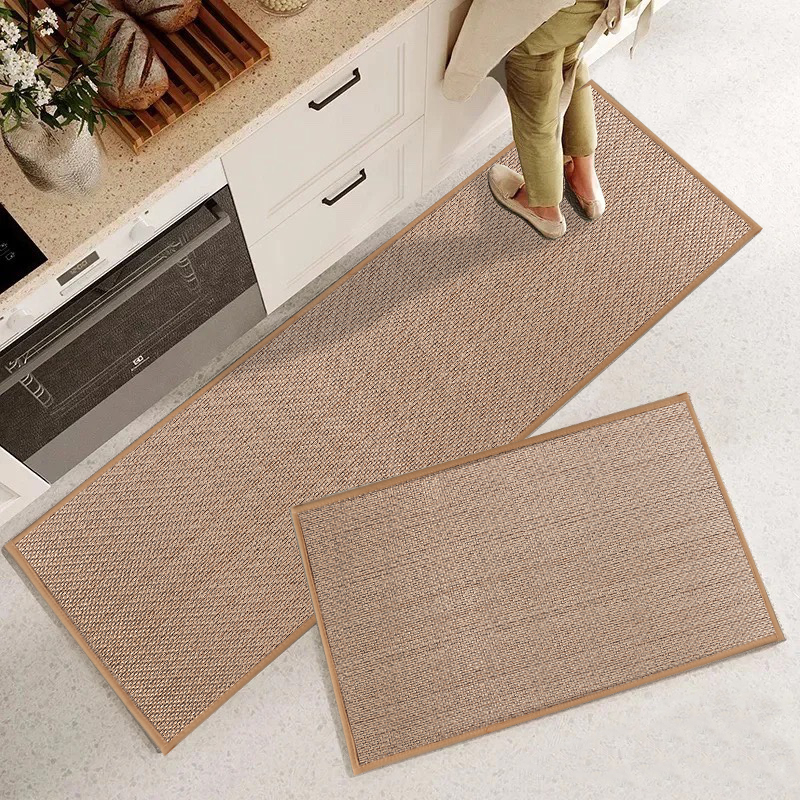 Kitchen Floor Mat For Kitchen Use Linen Anti Slip Long Floor Door Mats