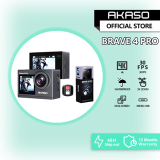  AKASO Brave 8 4K60FPS Action Camera, 48MP Photo Touch Screen  Waterproof Super Wide Angle 16x Slo-mo SuperSmooth Stabilization Underwater  Camera with Remote Control Helmet Accessories : Electronics