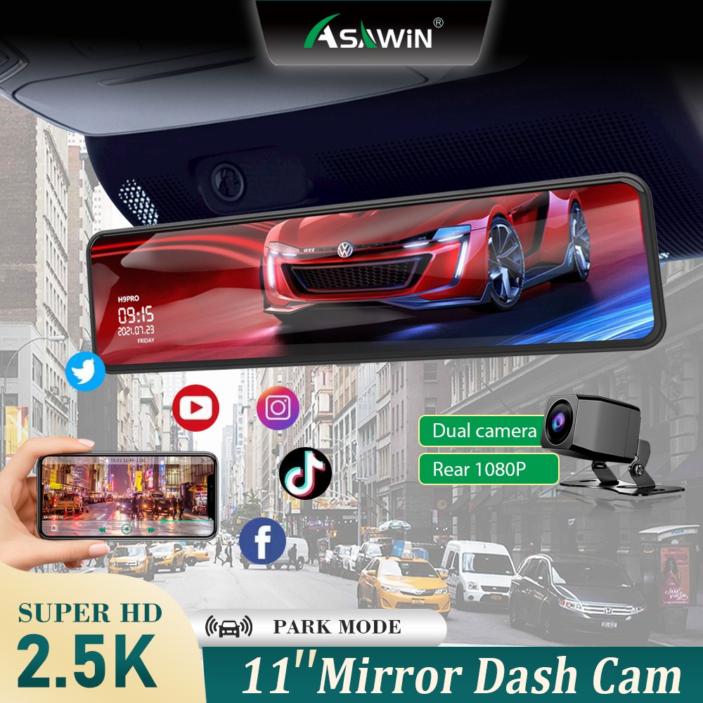 Vivilink Dash Cam 2.5K FHD DVR Car Driving Recorder 3 Inch IPS