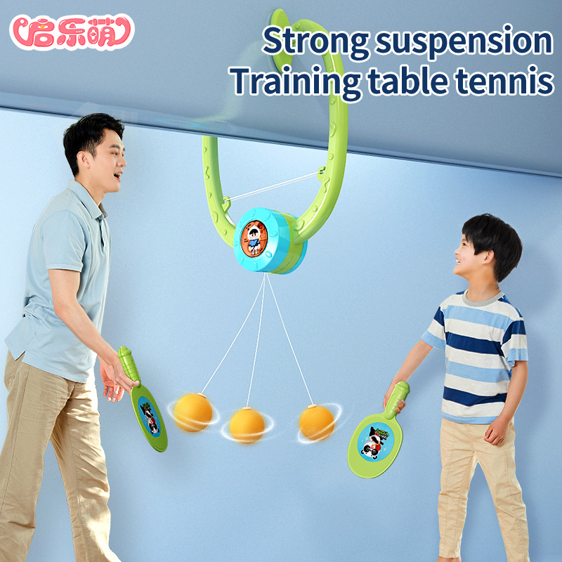 Qilemeng Suspended Vision Table Tennis Children's Toys ParentChild Interaction HandEye