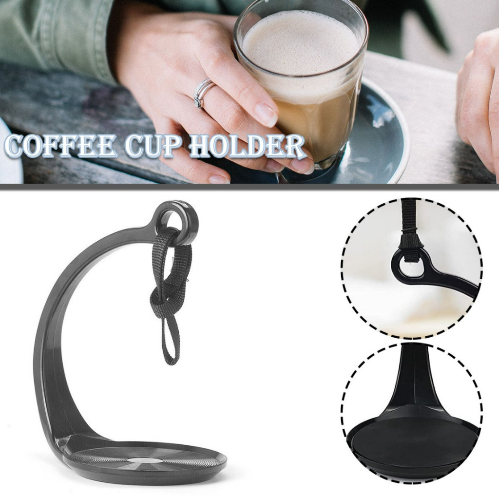 New No Spill Mug Cup Holder for Shaky Hands to Carry Hot Cold Drinks