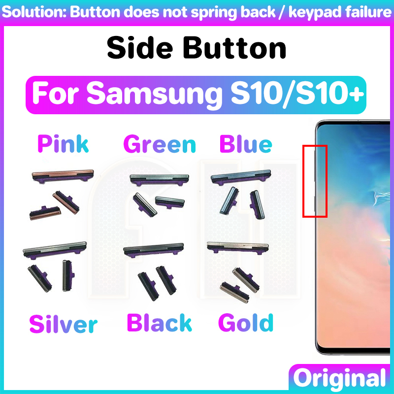 Power On Off Volume Switch side Button Key For Samsung Galaxy S10 S10 ...