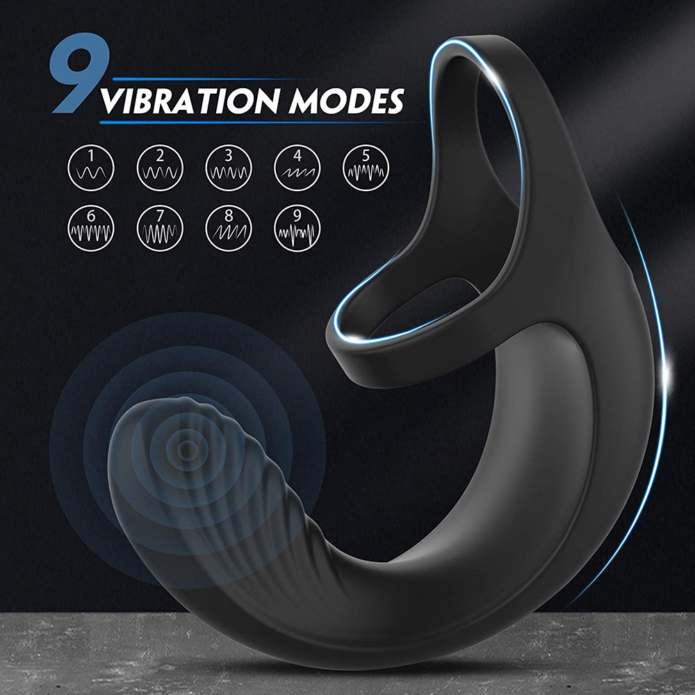 Testicular Vibrator With Penis Ring Remote Control Vibrator Scrotum