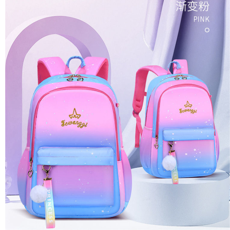 School Bag Primary School Ergonomic Kids Bag Preschool Canvas