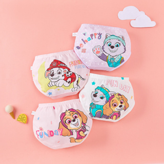 Ready Stock Free Shipping] 3-8 Years Old Paw patrol Underwear Children Girls  Briefs Girls Underwear Children Pure Cotton Underwear Women Children  Underwear Triangle Antibacterial Inner Crotch