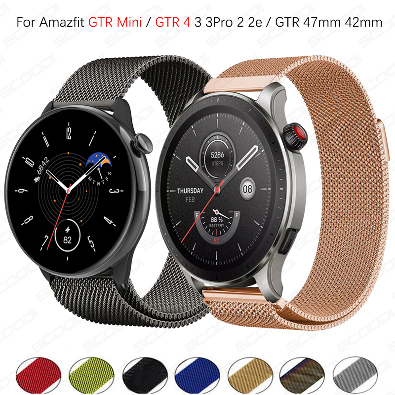 Milanese Stainless steel watch band for Amazfit GTR Mini GTR