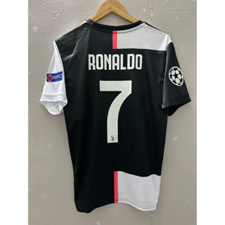 : Patches Juventus 2019-2020#7 Cristiano Ronaldo Home Nameset  Name Set Shirt Print Font 19 20 Away : Sports & Outdoors