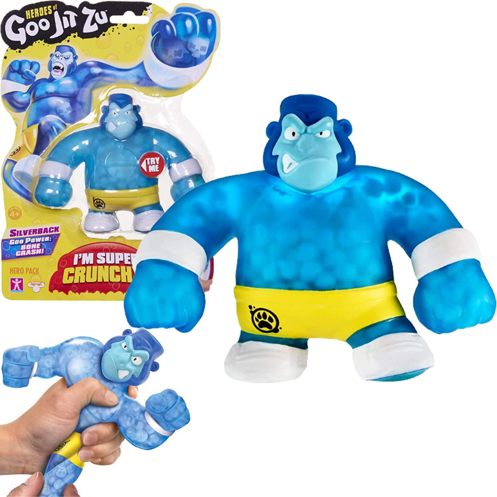 Heroes of Goo Jit Zu - Crunchy Gorilla Action Figure, Silverback ...