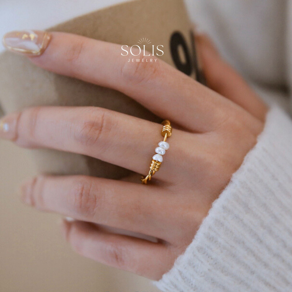 Gold ring clearance with nail