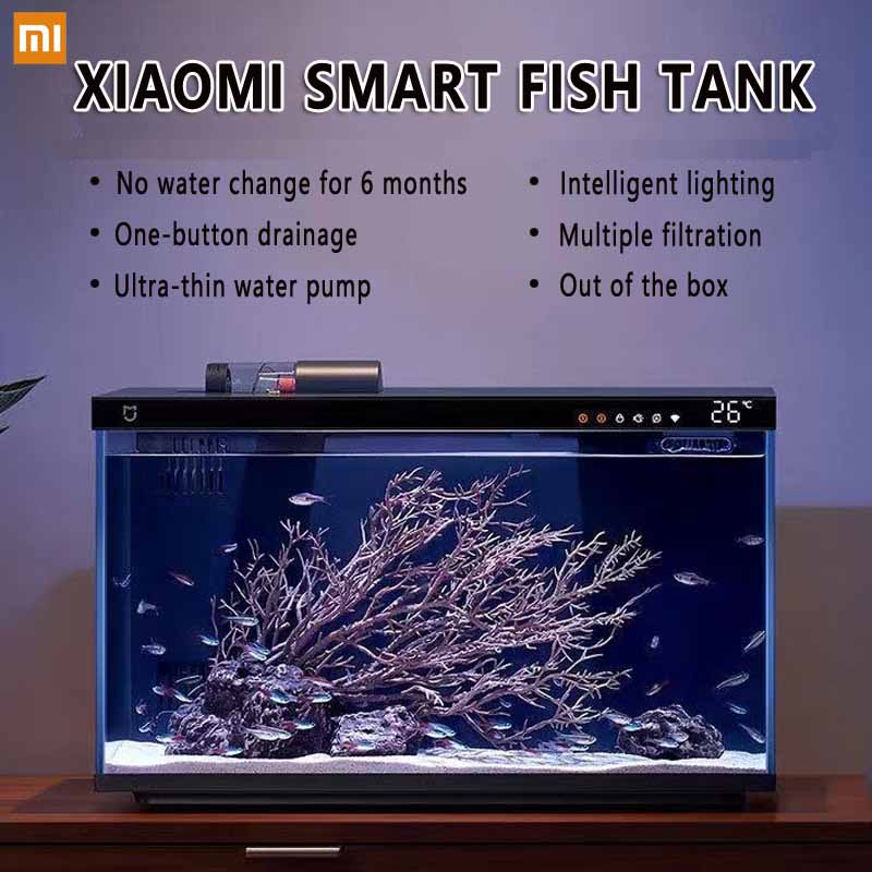 【Xiaomi】Mijia MI Smart Fish Tank Music Speaker Controllable Aquarium ...