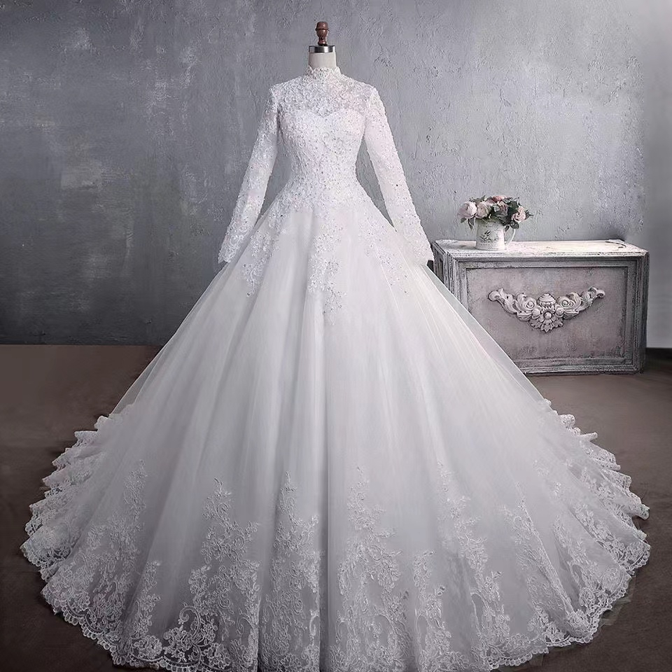 White long gown for on sale wedding