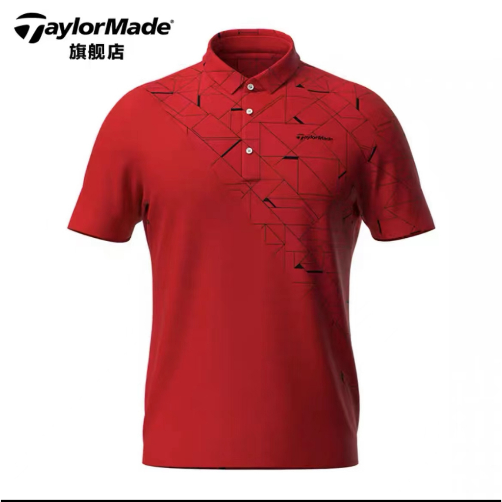 Taylormade TaylorMade golf Clothing Men s Fashion Sports golf Breathable Half Sleeve Polo Shirt Shopee Singapore
