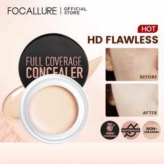 FOCALLURE Waterproof Full Coverage Concealer Cream Long-lasting