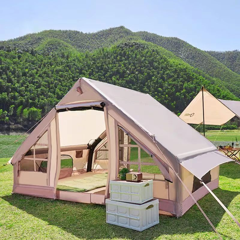 QM Primitive Man Tent Outdoor Building-Free Automatic Inflatable ...