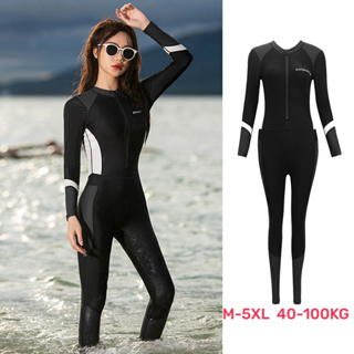 Women Long Sleeve Rash Guard One Piece Swimsuit UPF50+ Full Body Bathing  Suit