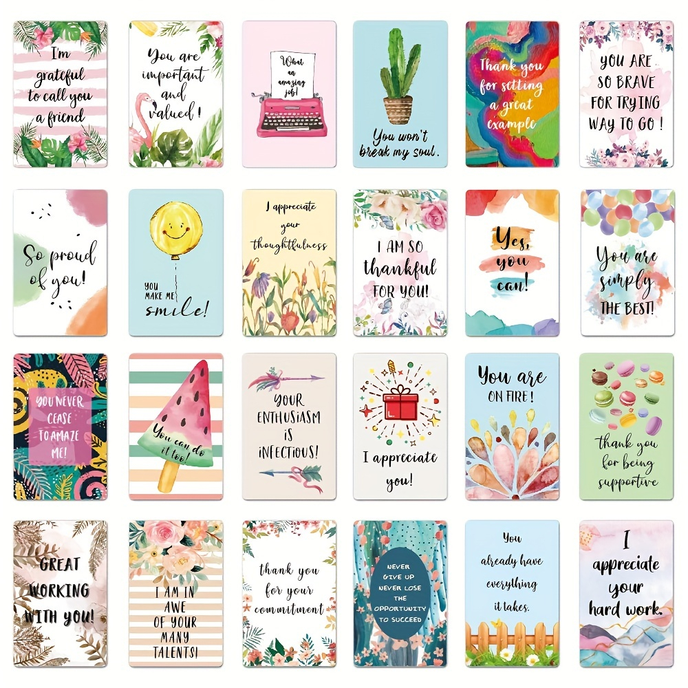 72PCS Affirmation Cards for Women Encouragement Cards Inspirational