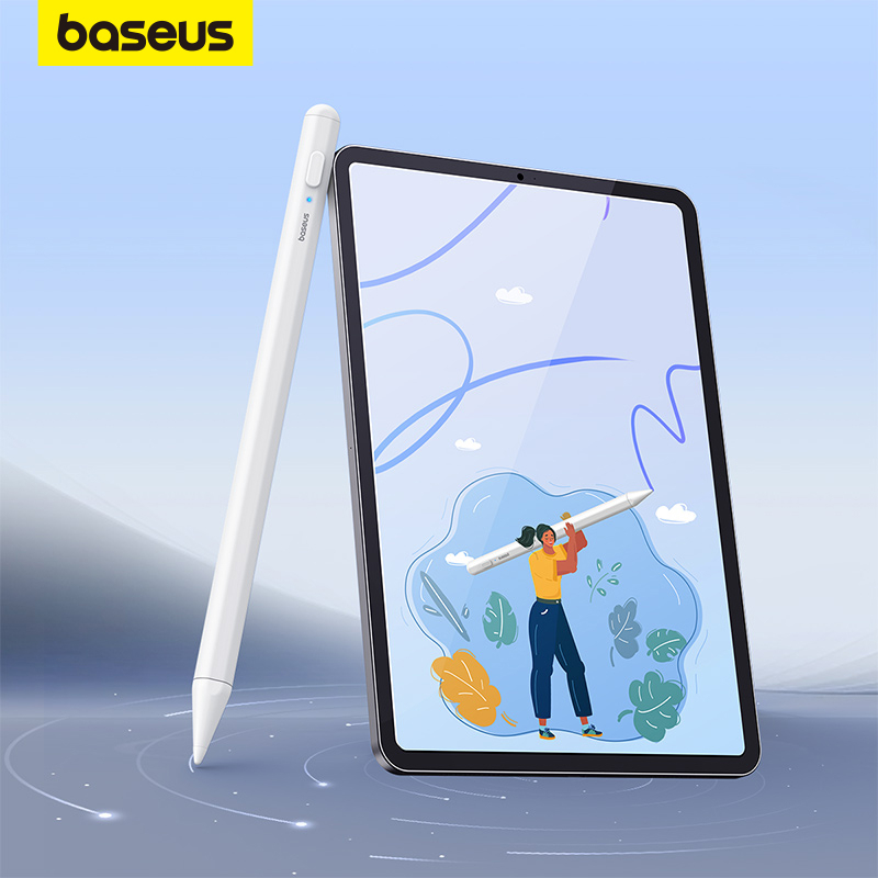 Baseus Stylus Pens For Ipad Apple Pencil Nd Gen Palm Rejection Tablet Stylus Touch Pen Shopee