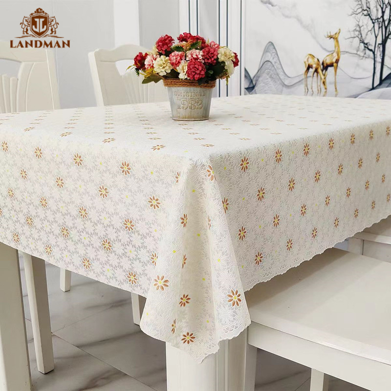 pvc tablecloth waterproof antihot and oilfree washable dining table