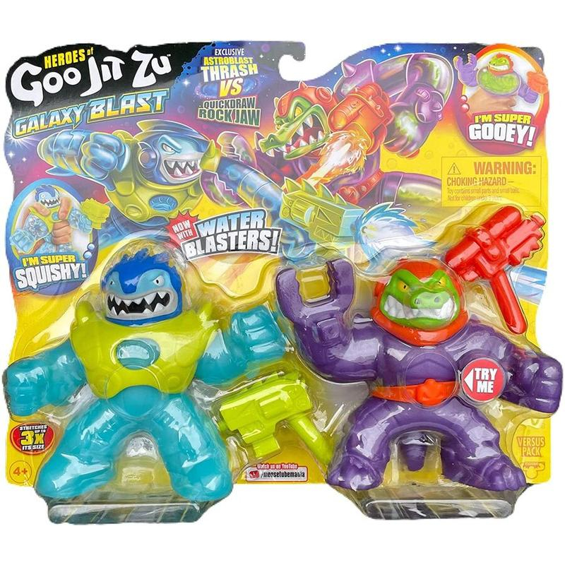 Heroes of Goo Jit Zu Galaxy Blast Action Figure (Orbitox, Warsnap, Tyro ...