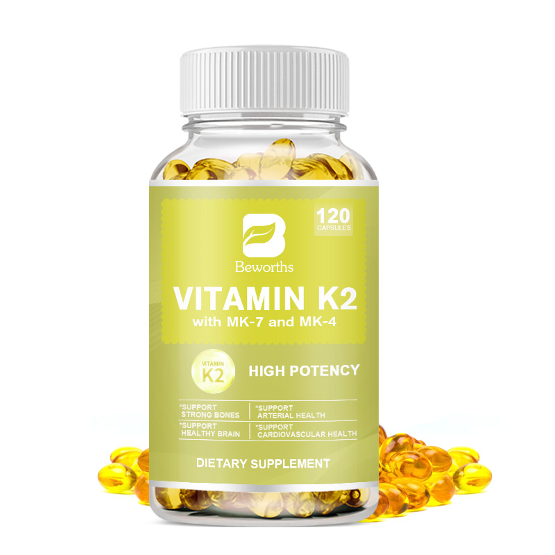 BEWORTHS Vitamin K2 Capsules with MK7 and MK4 To Support Healthy