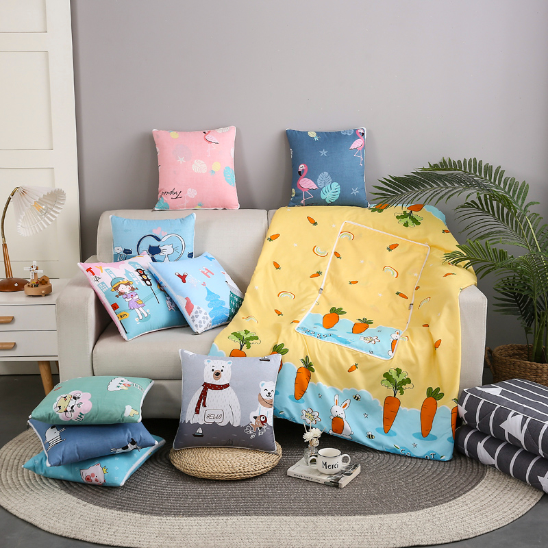 in Pillow Travel portable #Cushion Pillow Blanket Blanket