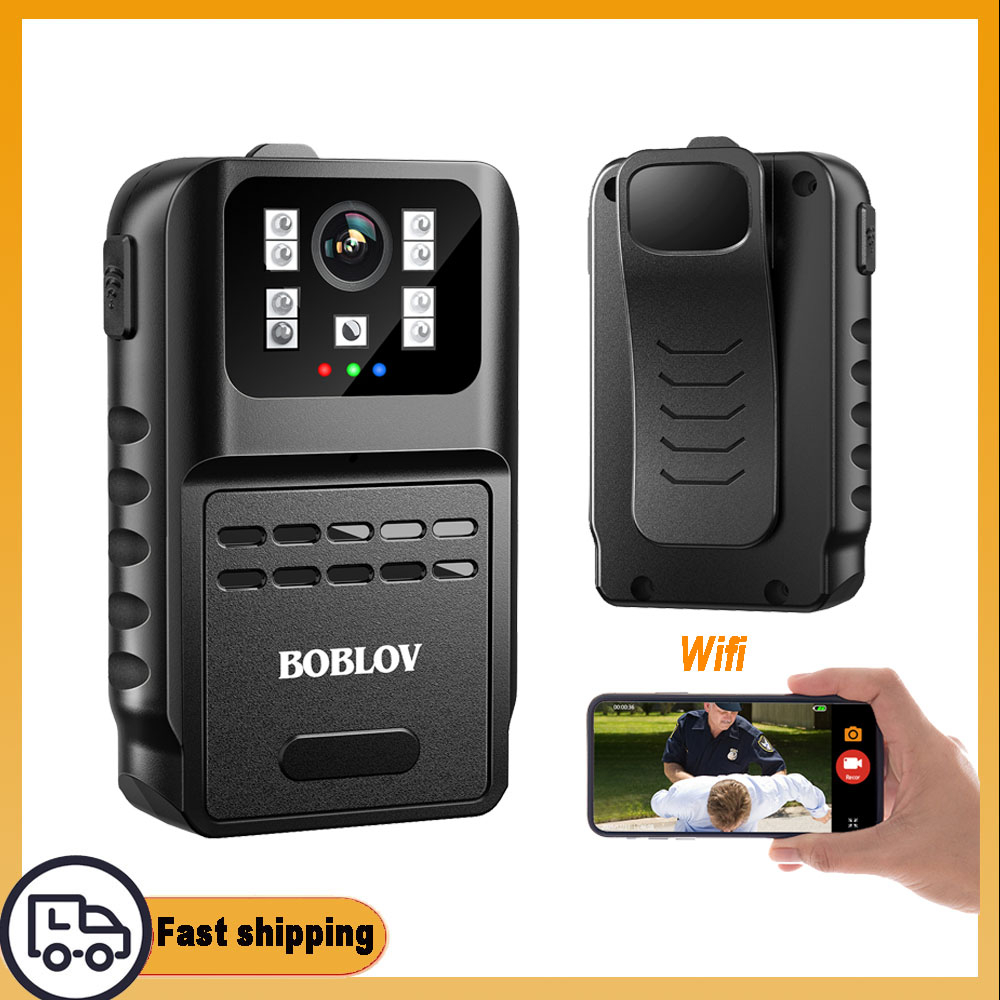 BOBLOV WIFI Mini Body Camera Sport Waterproof HD 1080P 131° Angle ...